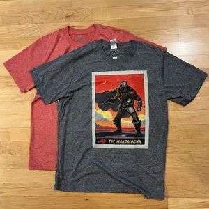 2 Star Wars T-shirts. Boys Youth. Size L.